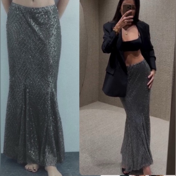NWT ZARA SEQUIN SKIRT SIZE M
🚨 FINAL PRICE NO OFFER ACCEPT - Picture 1 of 17